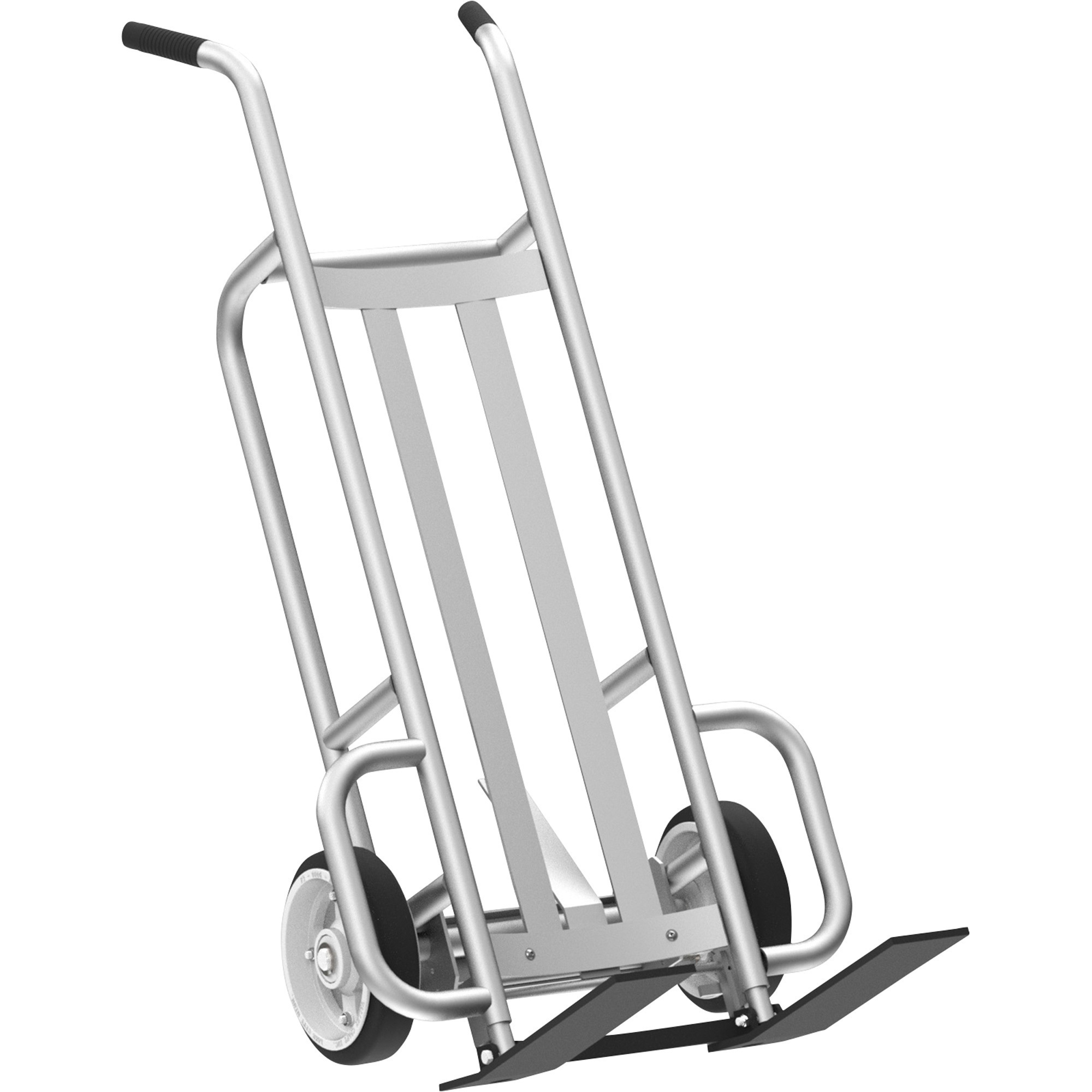 Valley Craft 2-Wheel Pallet Hand Truck, Aluminum, 2 Solid Rubber Wheels, 1000-Lb. Capacity, Spring-Loaded Pallet Forks, Model# F84753A8